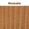 Washable Rattan Laundry Basket with Handle