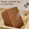 Washable Rattan Laundry Hamper with Lid