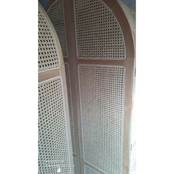 MATA Natural Rattan Sheet Round Motif 200cm x 50cm