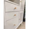 MODA Ivory Rattan Drawer Cabinet