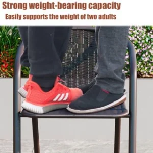 Heavy Duty Metal Rattan Chair