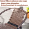 Heavy Duty Metal Rattan Chair