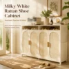 Rattan Bamboo Shoe Cabinet