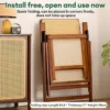 Bamboo Rattan Foldable Lounge Chair