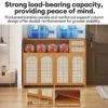 Bamboo Rattan itchen Cabinet 120cm