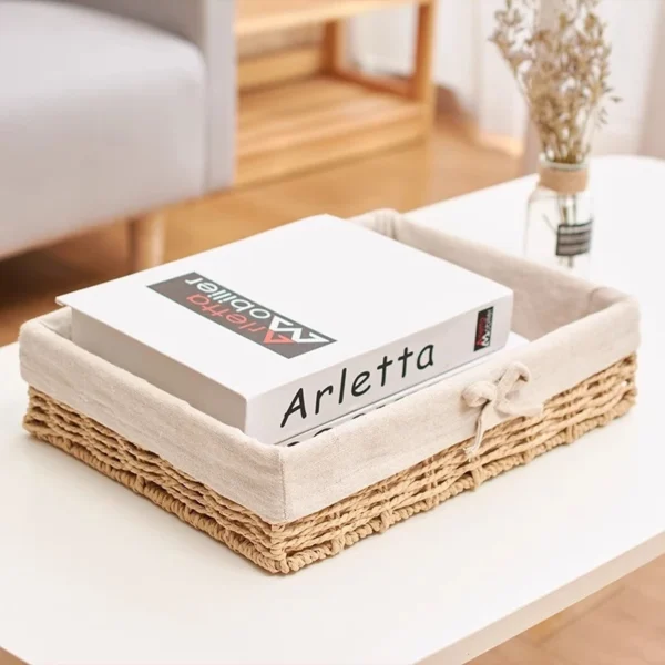 Handwoven Desktop Storage Basket