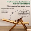 Bamboo Rattan Foldable Lounge Chair