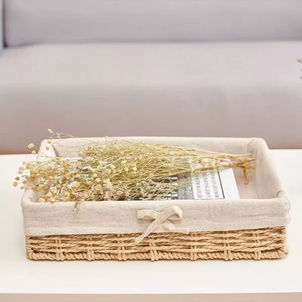 Handwoven Desktop Storage Basket