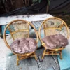 Minimalist Rattan Terrace Chair