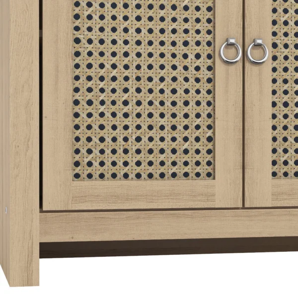 Jolene 3 Door Rattan Sideboard Cabinet