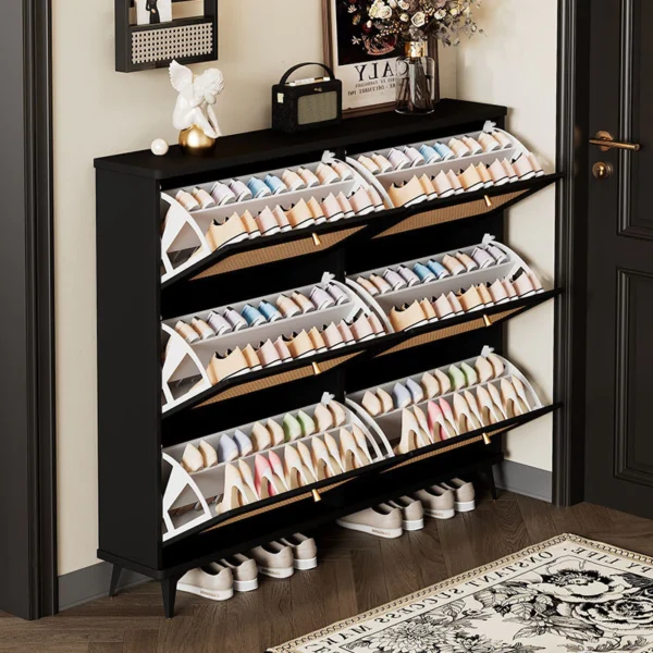 Ultra Thin Flip Shoe Cabinet