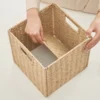Foldable Rattan Storage Basket