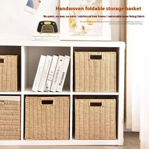 Foldable Woven Storage Basket
