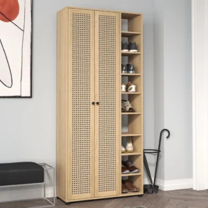 Hansel Rattan Shoe Cabinet